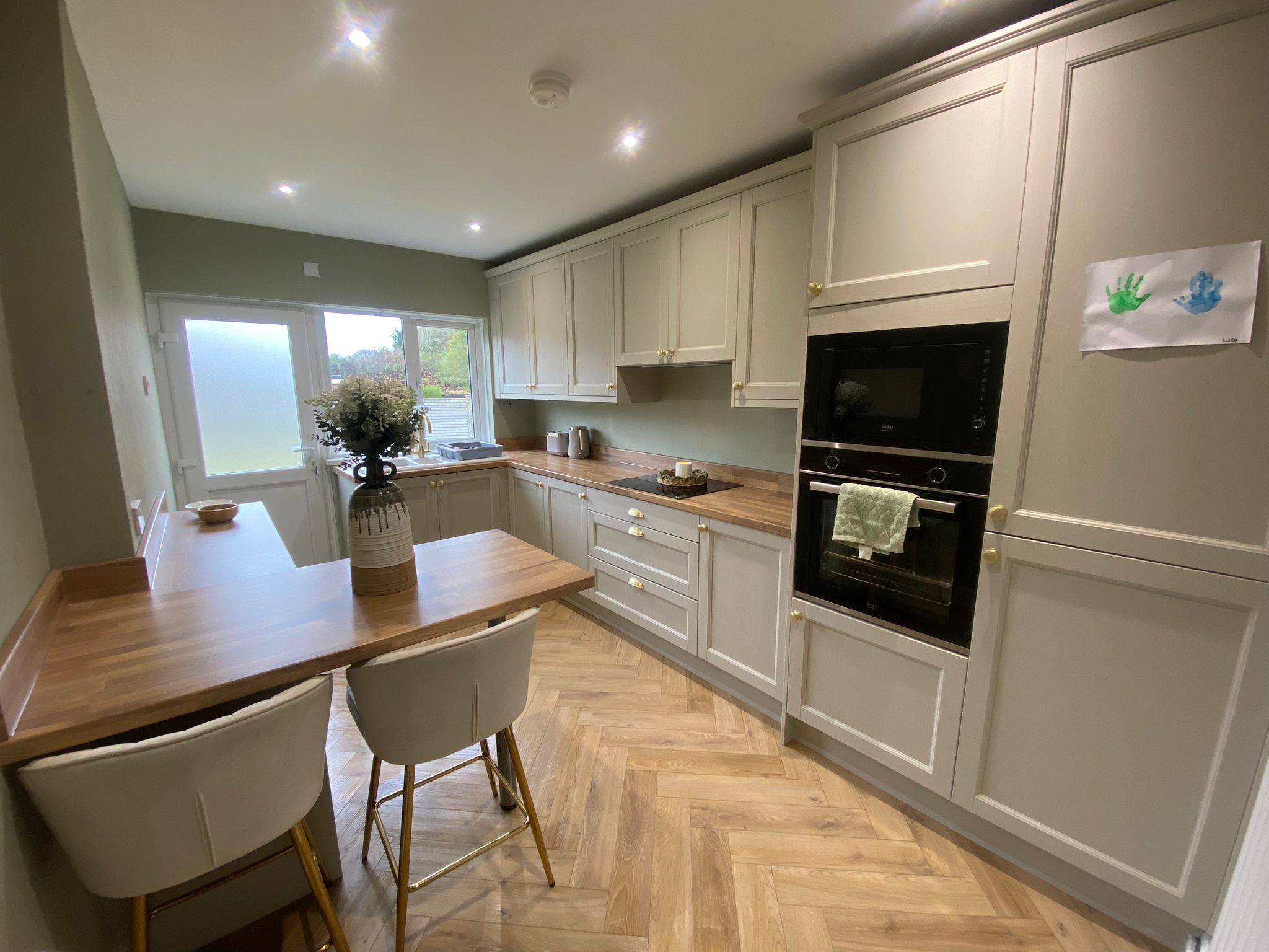 Pembridge · Taupe Grey kitchen by NI Kitchen Works